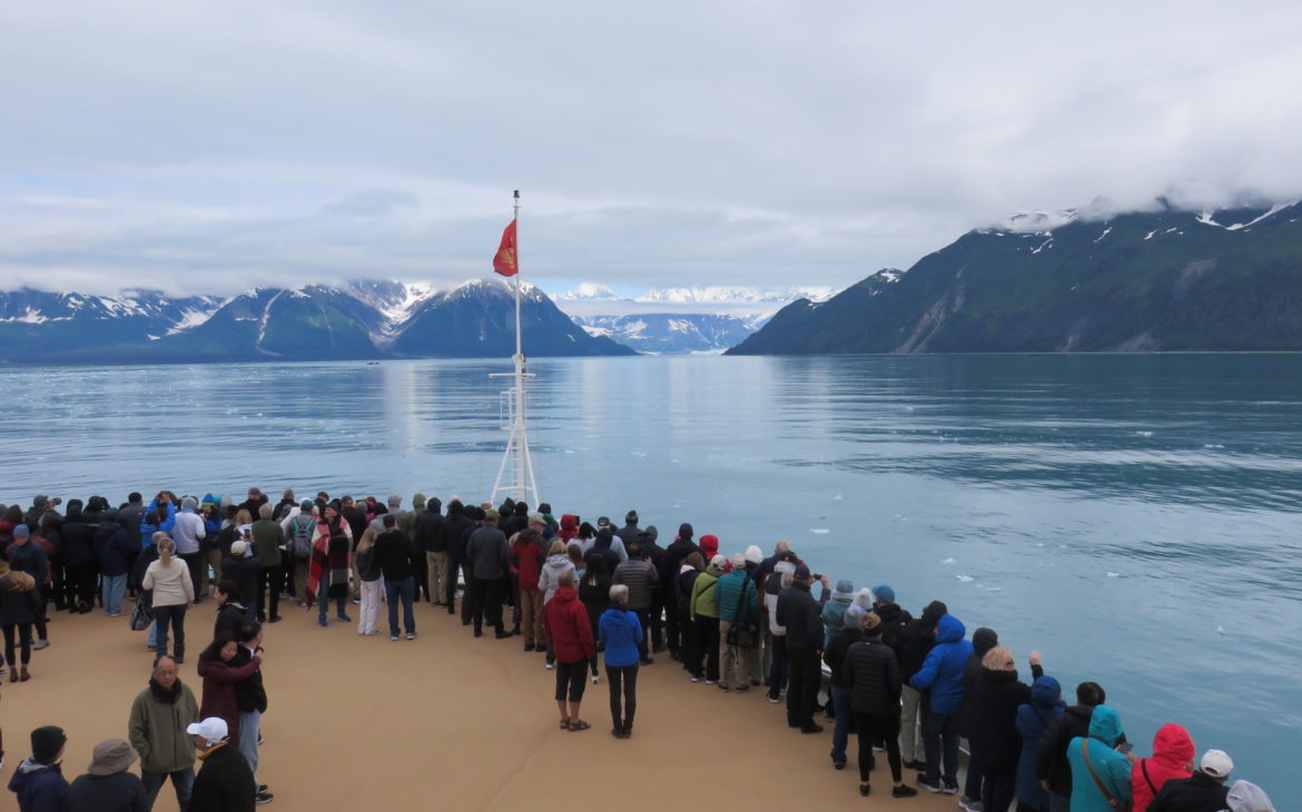 Hubbard Glacier, arrivée par la mer